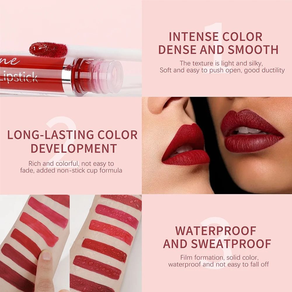Matte Velvet Waterproof Lip Glaze
