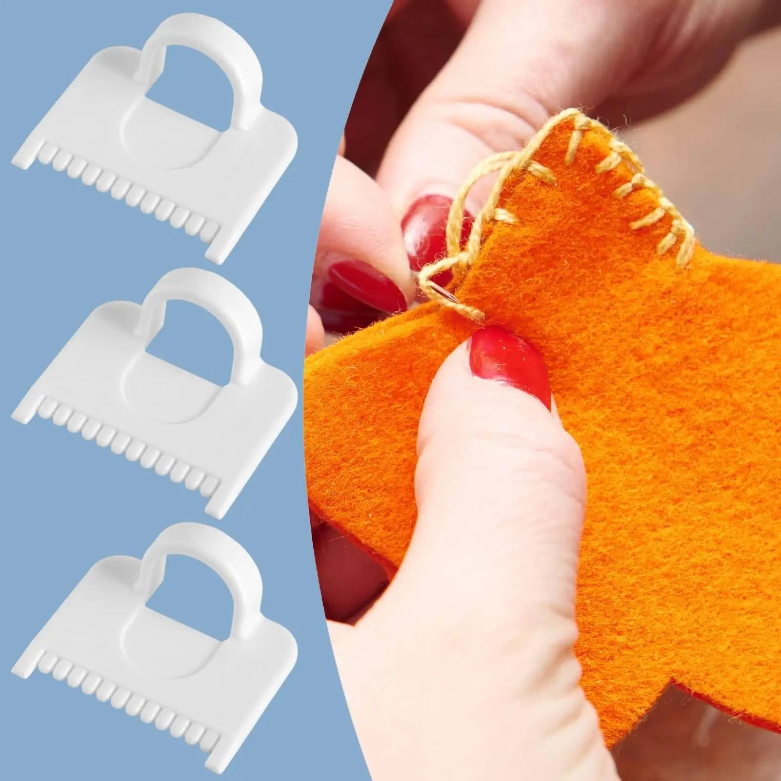 Magnetic Sewing Seam Guide and Gauge Tool