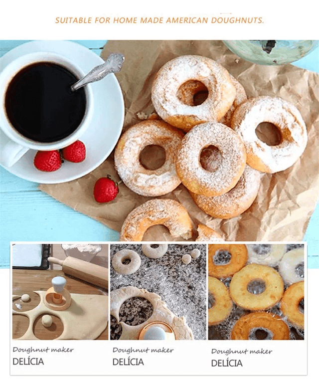 Donut Maker Dispenser for Easy Homemade Pastries