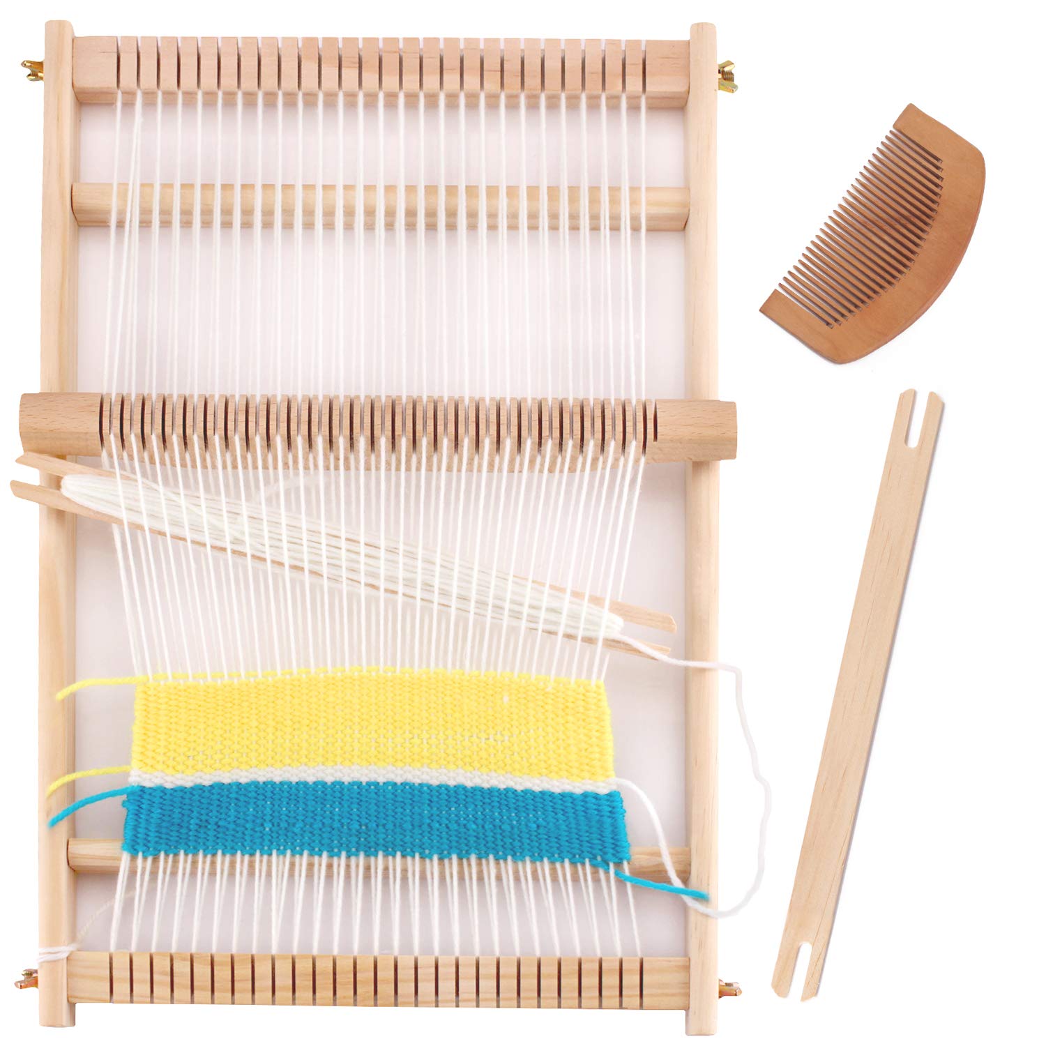 Wooden Weaving Loom Frame for Beginners and Kids