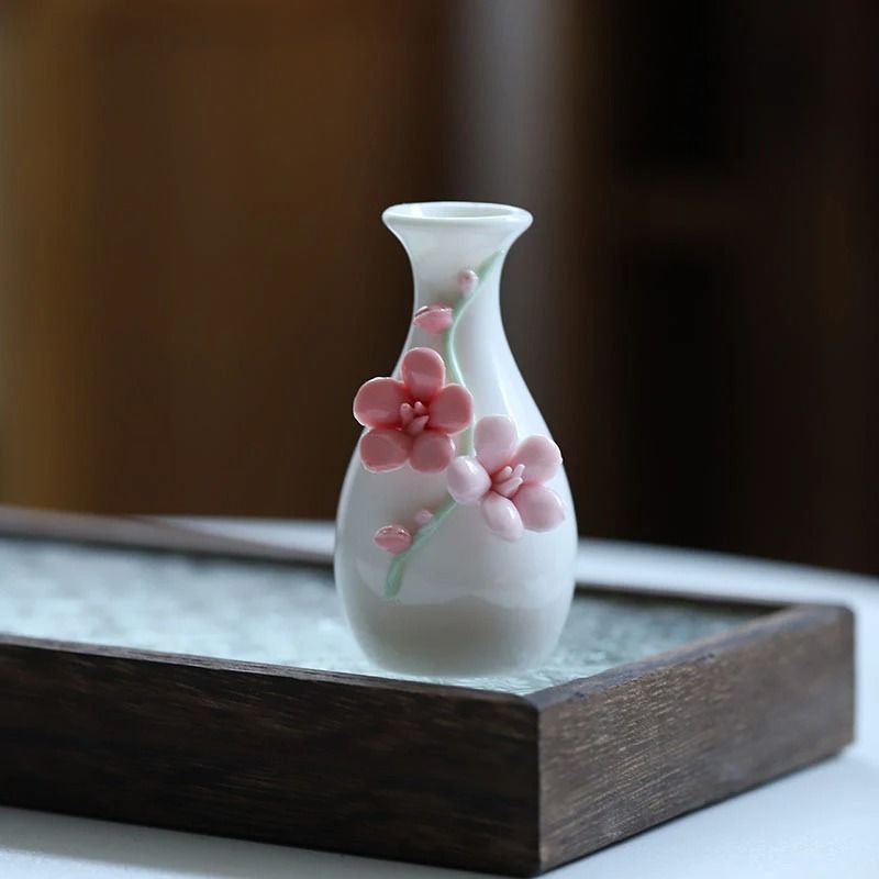 Ceramic Narrative Sculpture – High-Definition Chinese Retro Architectural Jar