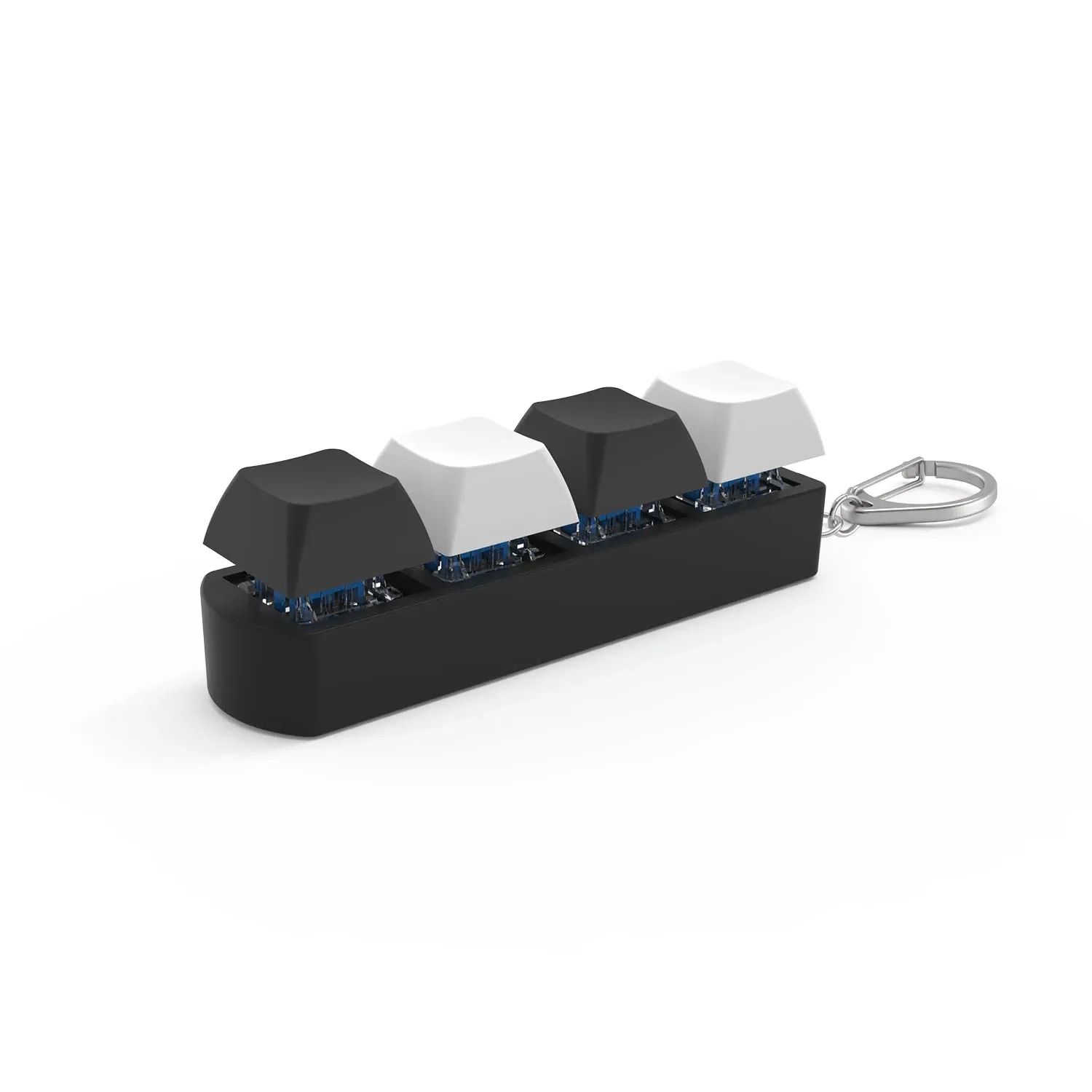 4-Key Mechanical Keyboard Fidget Keychain