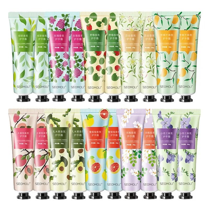 Fruity Flowery Moisturizing Hand Cream Set 10 Piece Nourishing Repair Care