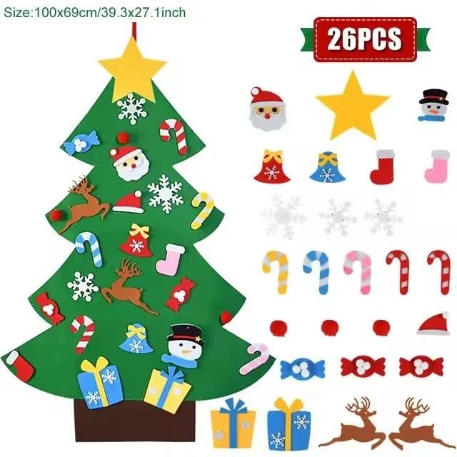 DIY Toddler Friendly Felt Christmas Tree