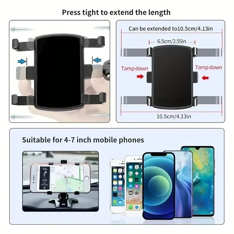 Universal 360 Degree Rotation Dashboard Car Phone Holder