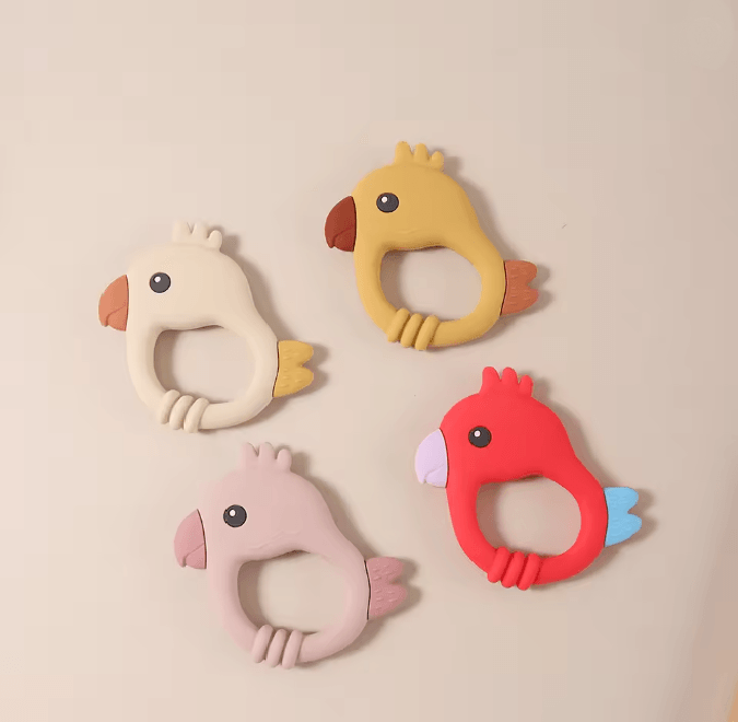 Parrot Silicone Baby Teether