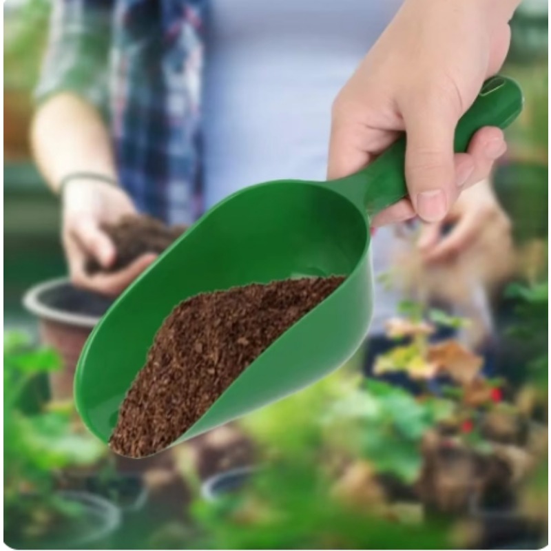Handy Garden Scoop, Plastic Soil Shovel Spoons for Digging, Re-Potting, Soil Composting