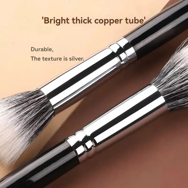 Dotting Makeup Brush – Dual-Fiber Stippling Brush for Airbrush Finish, Liquid & Cream Products, Easy Blending, Cruelty-F