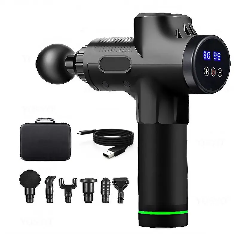 Neck Massager, Body Massage Gun, Deep Muscle Relax, Electric Fitness Equipment, Noise Reduction, Male Female
