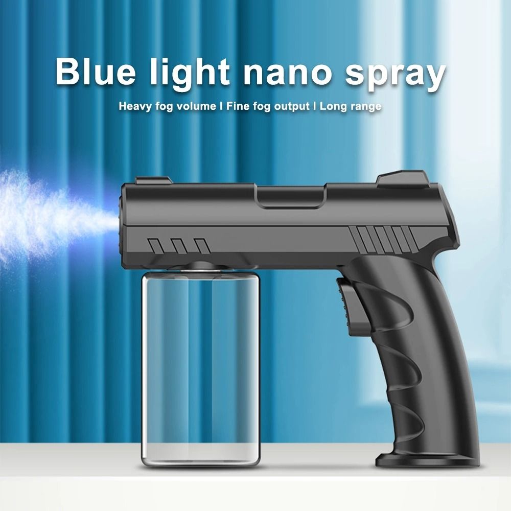 Barber Nano Blue Light Sprayer 280 ML Wire-Free Aftershave Steam Mist Gun