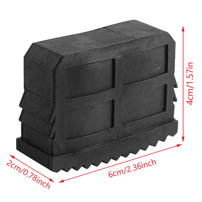 Anti Slip Rubber Step Ladder Feet Replacement Pad