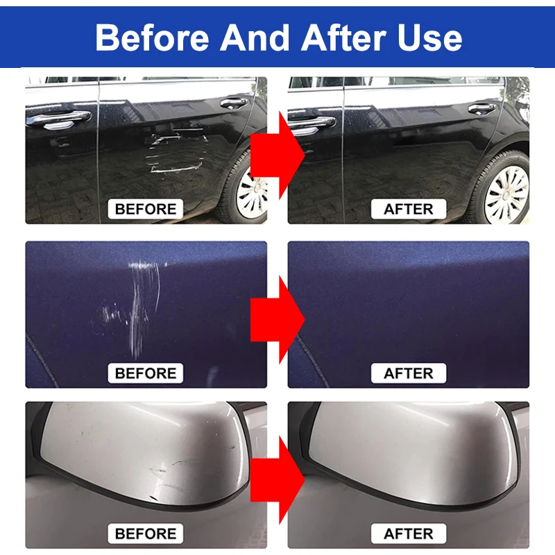 Premium Car Scratch Remover & Paint Care Tool Auto Swirl & Scratch Repair Polishing Wax