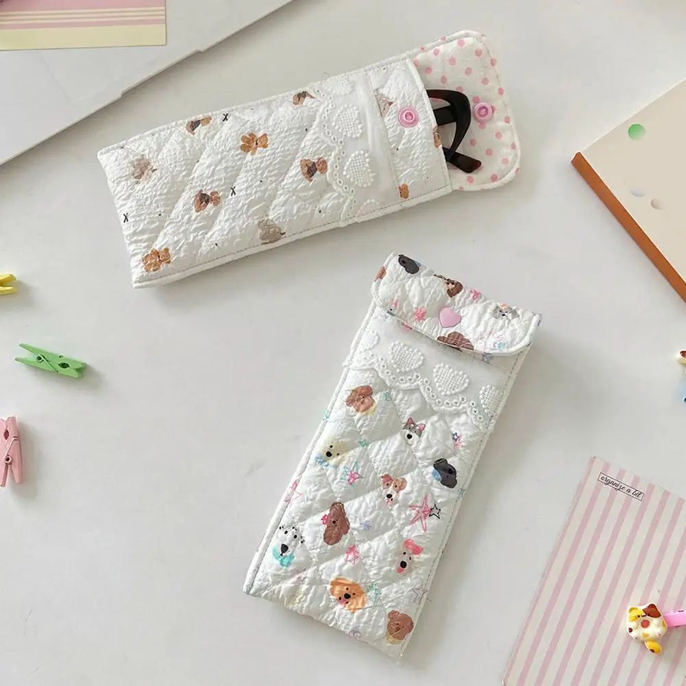 Cute Cartoon Soft Glasses Case