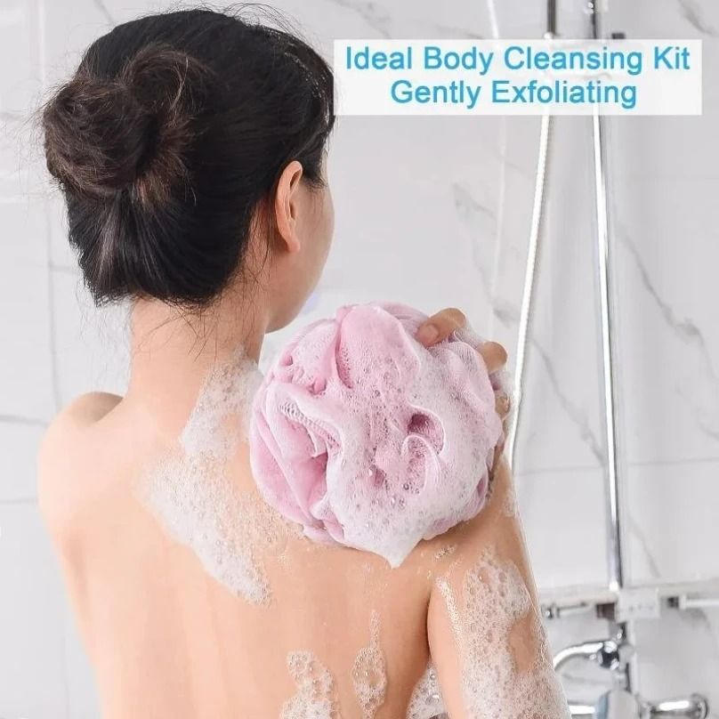High Density Volumizing Mesh Shower Scrubber