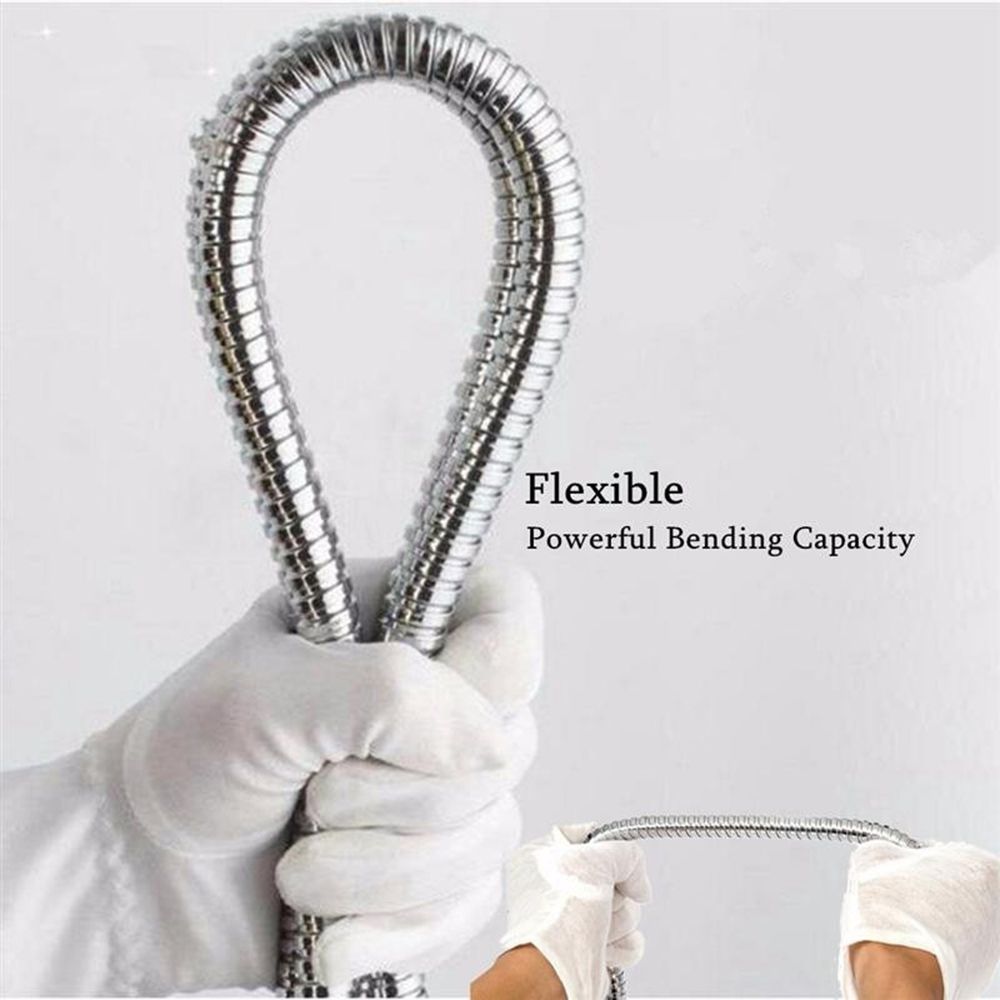 Flexible Stainless Steel Shower Hose with Copper Core Anti Kink Bathroom Pipe
