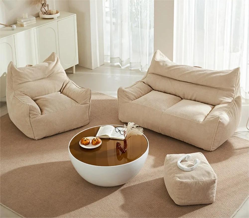 Soft Waffle Bean Bag Cover Set Without Filler