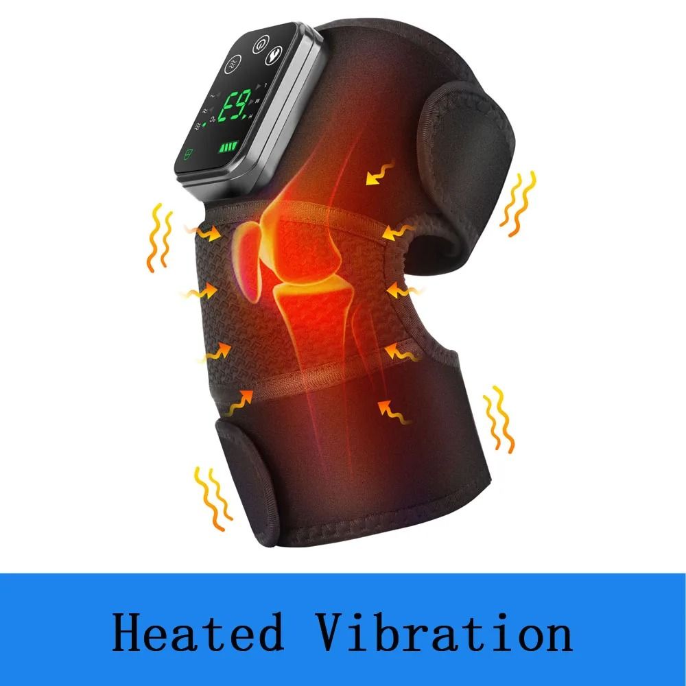 3 in 1 Heated Knee and Joint Massager with Vibration Therapy