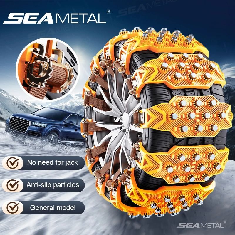 Universal Heavy-Duty Car Snow Tire Chains