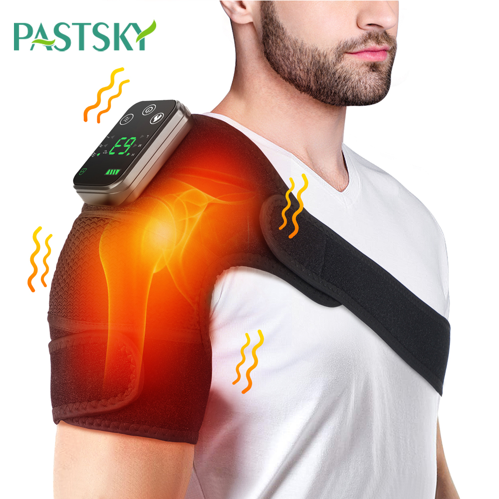 Heating Vibration Shoulder Brace for Pain Relief, Support, and Recovery