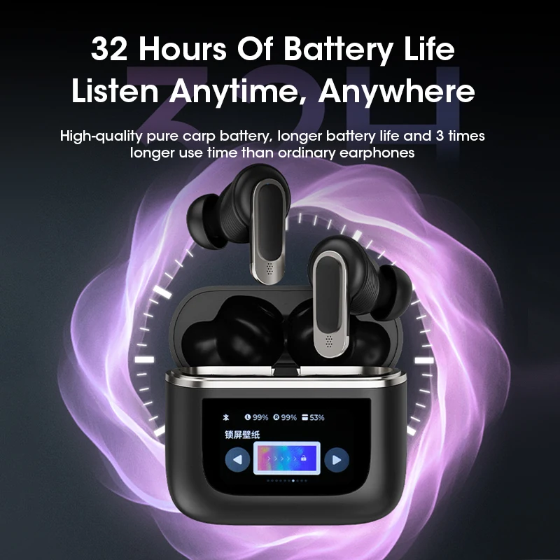TWS Bluetooth Earbuds with ANC, HIFI Sound & Touch Control