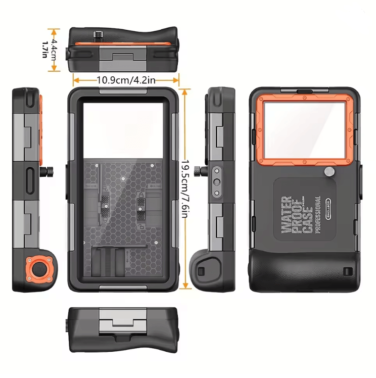 Universal 15m Waterproof Diving Phone Case with Lanyard