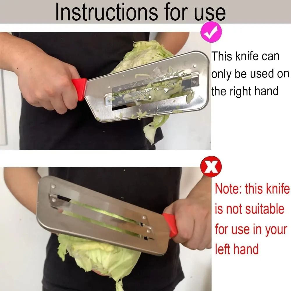Professional Double-Blade Cabbage Shredder & Slicer