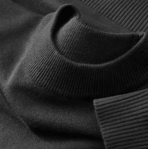 Mens Autumn Casual Mock Turtleneck Sweater Lightweight Long Sleeve Knit Pullover