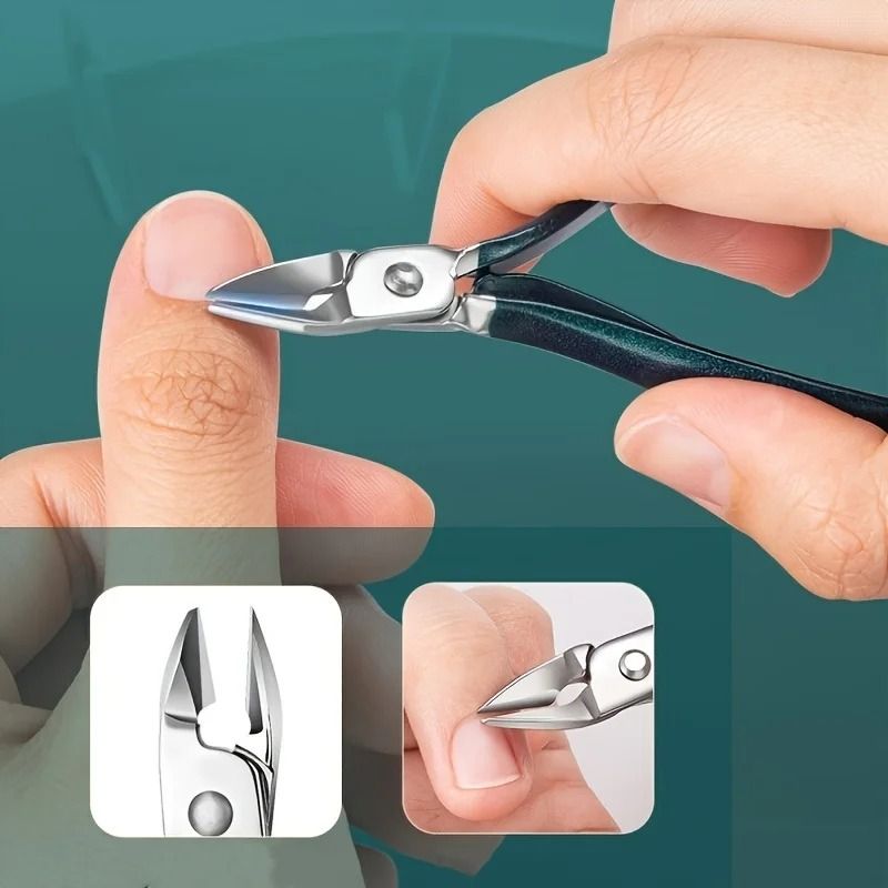 Professional Stainless Steel Nail Care Kit 7 10 12 18 PCS with Travel Case