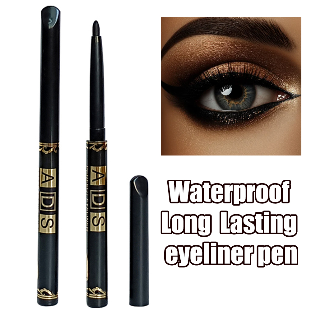 Smudge-Proof Waterproof Black Brown Eyeliner Pencils, High Pigmented & Long-Lasting Punk Makeup