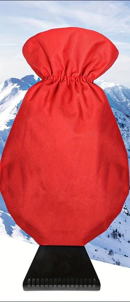 All-in-One Car Ice Scraper & Snow Brush with Thermal Gloves – Heavy-Duty Winter Windshield Cleaning Kit