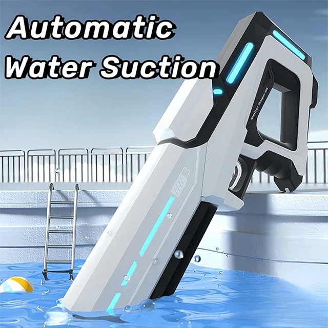 Electric Water Blaster for Kids and Adults with Automatic Suction and High Power Spray
