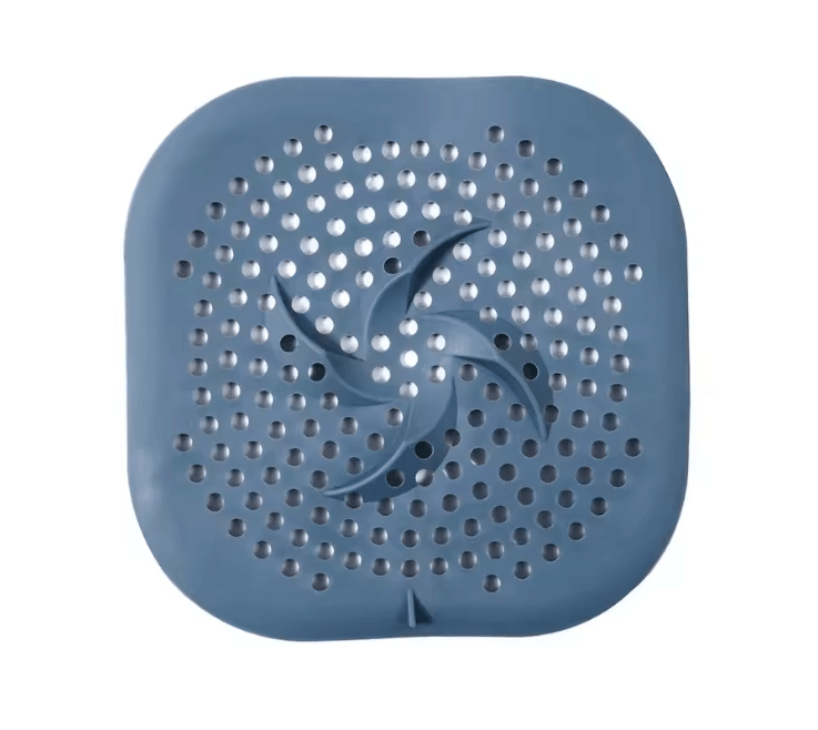 Silicone Shower Drain Hair Catcher with Suction Cup