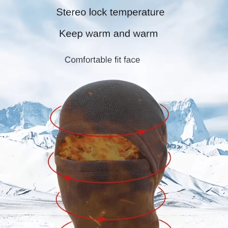 Windproof Full Face Pullover Cap integrated Ski and Mountaineering Mask with Neck Protection