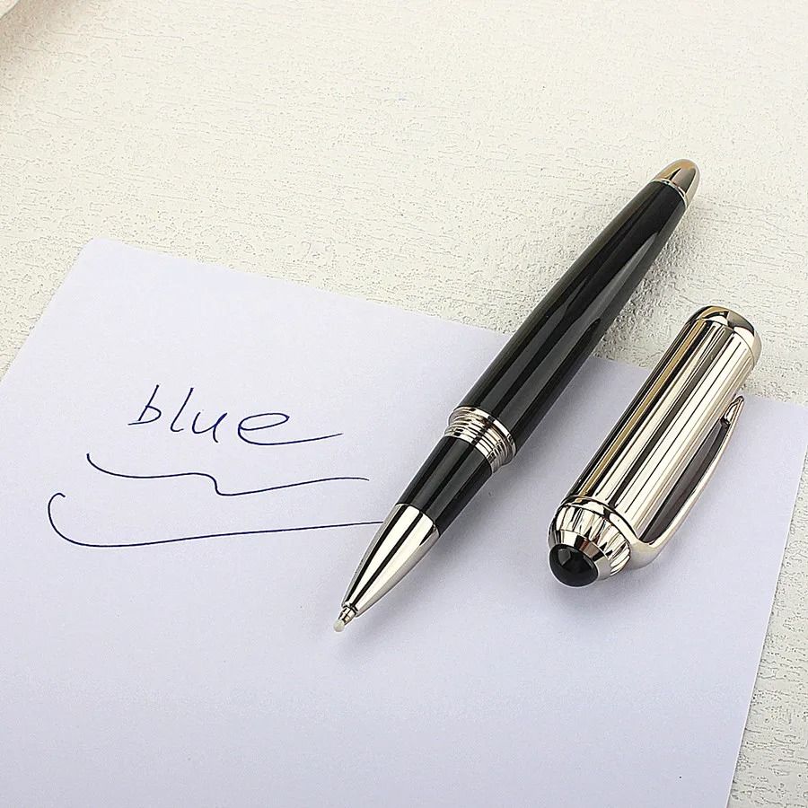 ExecutivePro Luxury Rollerball Pen Metal Business Writing Pen Blue Ink Office Gift Pen