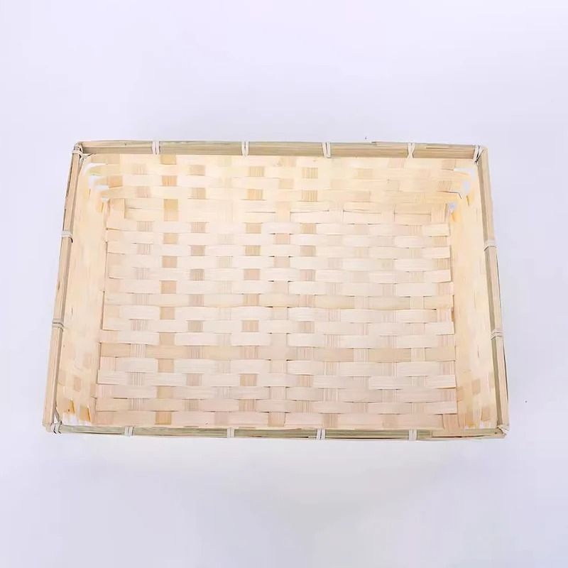 Handwoven Bamboo Pu Erh Tea Cake Storage Box Natural Aging Tea Organizer