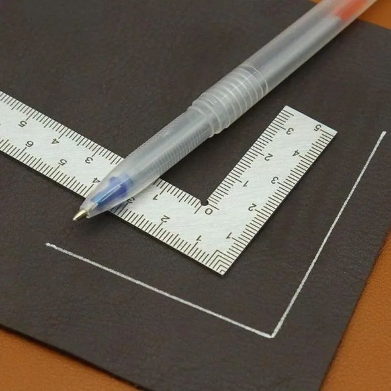 Mini Stainless Steel Square Ruler