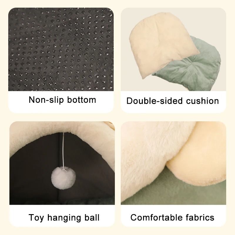 Thermal Sanctuary 3-in-1 Foldable Pet Cave