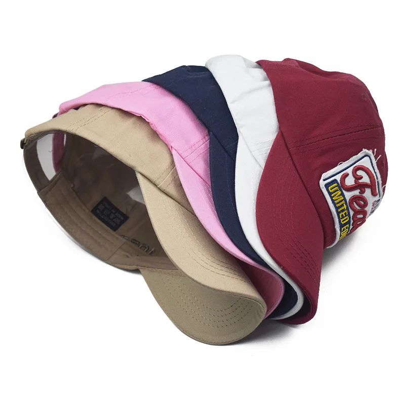 Men's Letter Embroidery Baseball Cap – Adjustable Cotton Snapback Casual Hat