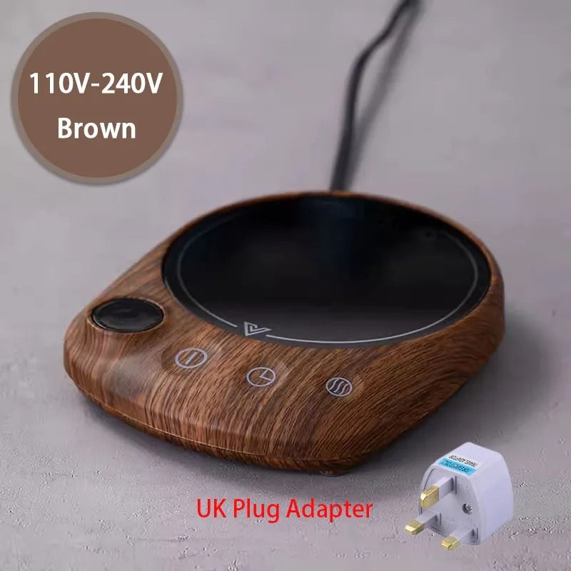 Electric Beverage Heating Plate Smart Mug Warmer with Timer and Auto Shut-Off