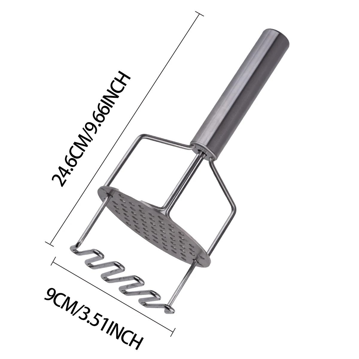 Stainless Steel Dual Action Potato Masher