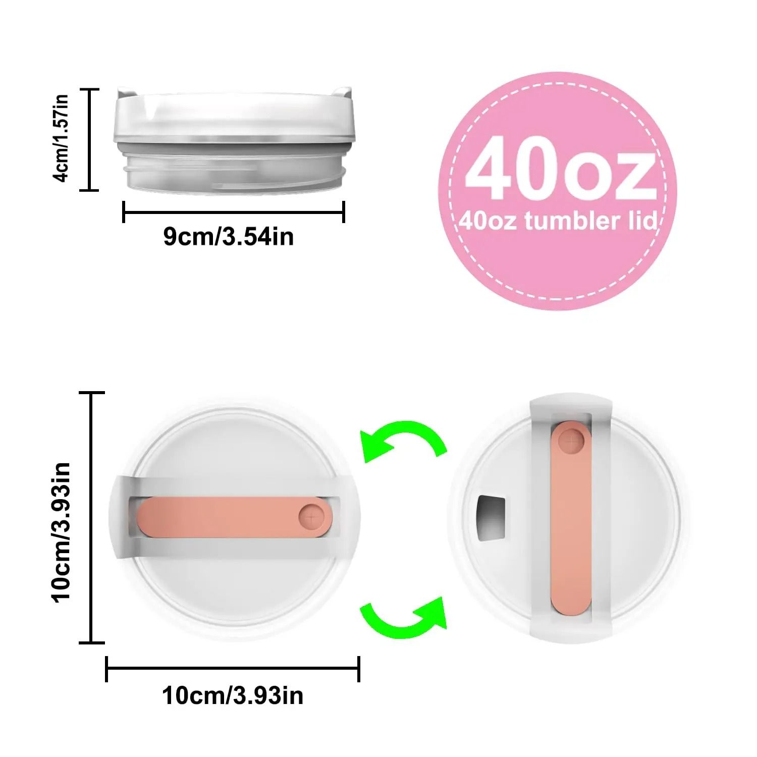 Universal Tumbler Spill Proof Cover