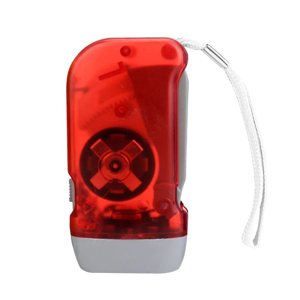 Hand Press Dynamo LED Emergency Flashlight