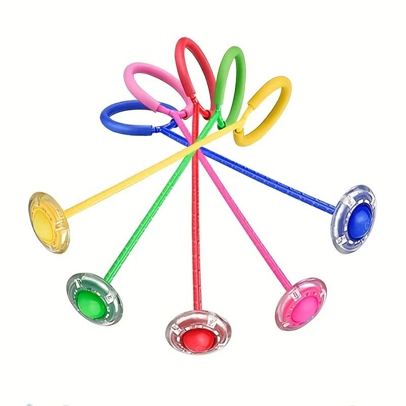 Foldable Kinetic Flashing LED Bouncing Ring