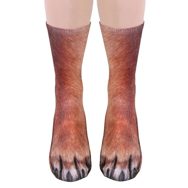 Realistic Comfy Animal Paws Socks