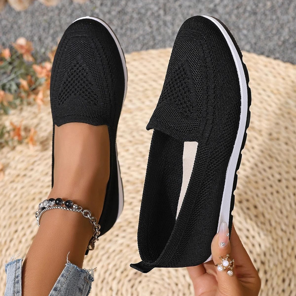 Womens Casual Summer Shoes Breathable Lightweight Non-Slip Walking Sneakers