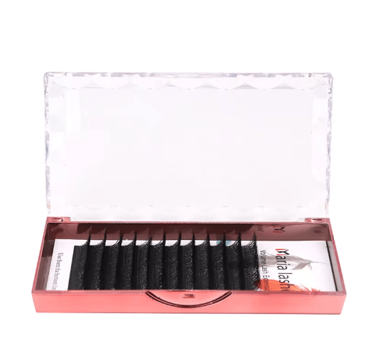 MARIA 5D W-Style Premade Volume Lash Extensions – Easy Fan, Soft & Natural (12 Rows)