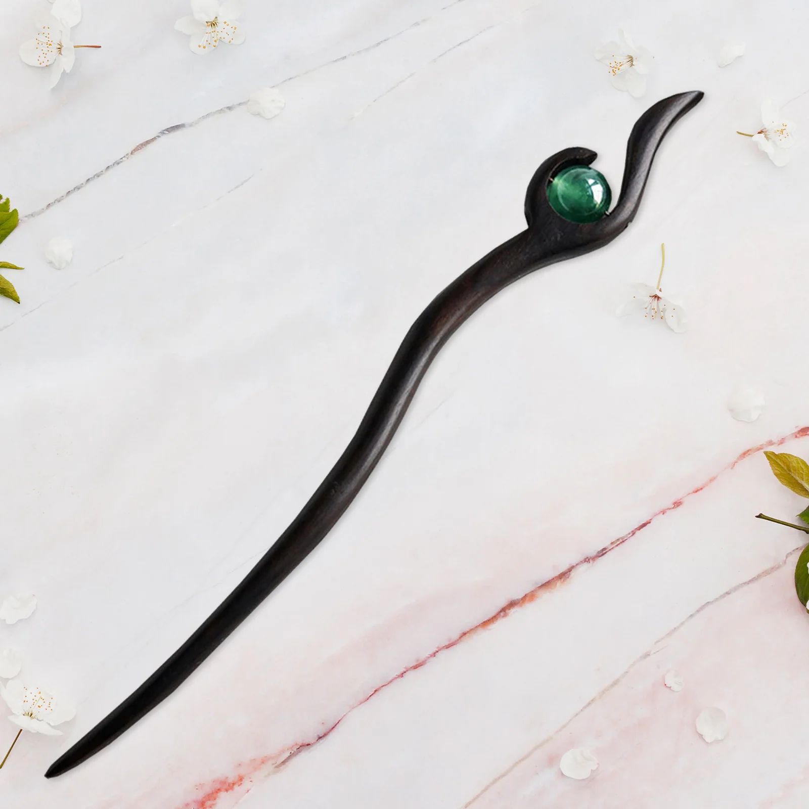 Vintage Wooden Hair Stick Chinese Style Hairpin for Women & Girls – Elegant DIY Bun & Updo Hairstick