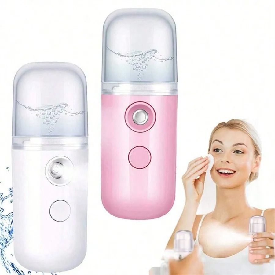 Aero-Mist Micro-Hydration System Premium Mini Facial Steamer and Portable Skin Mister