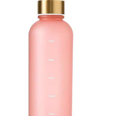 Motivational Time Marker Water Bottle Reusable Leakproof Fitness & Travel Companion