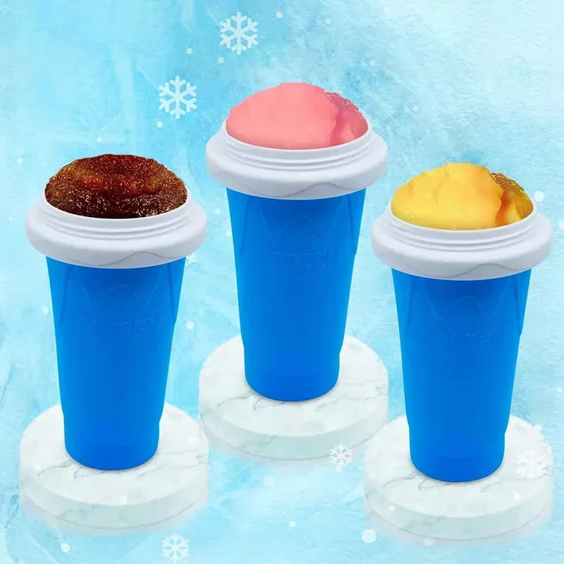 Large Capacity Quick Frozen Slushy Maker Cup Slushy Cup for Homemade Smoothies Juice Ice Cream and Frozen Drinks